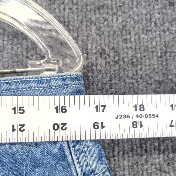 R.V.T Women's Serve Piping Hot Straight Leg Jeans Blue Plus 18 Flap Pocket - Picture 10 of 11